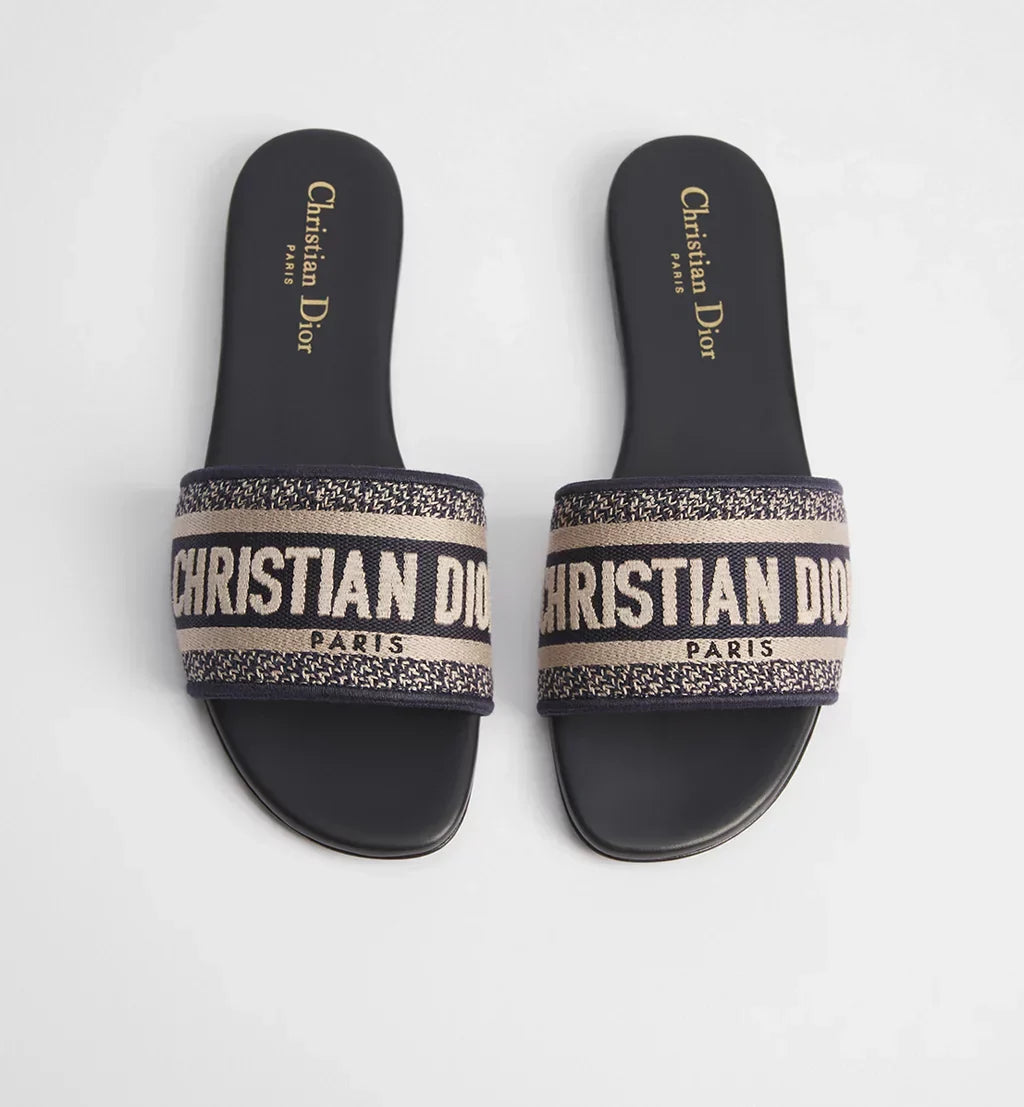 DIOR DWAY SLIDE DEEP BLUE