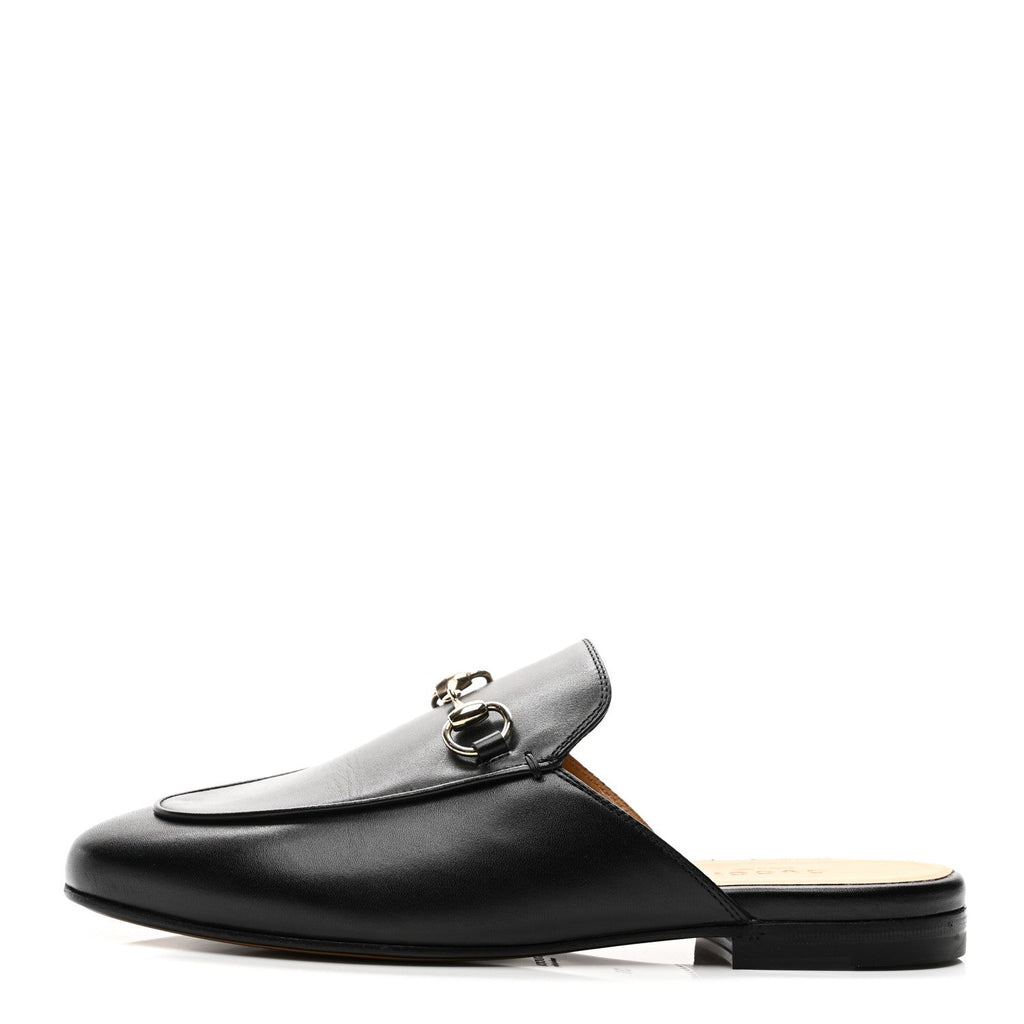 CALFSKIN WOMENS PRINCETOWN SLIPPERS BLACK