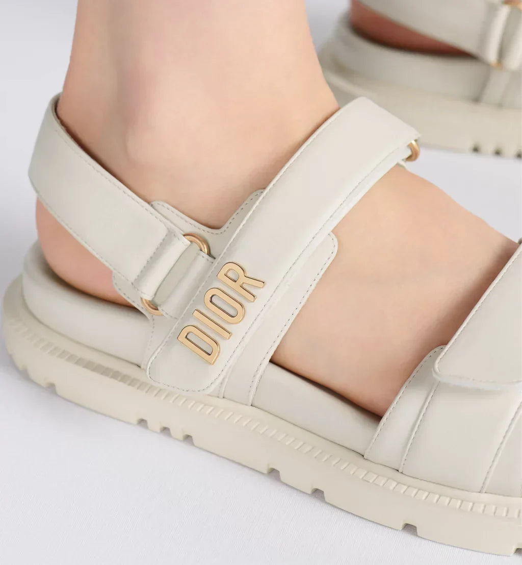DIOR DIORACT SANDAL WHITE