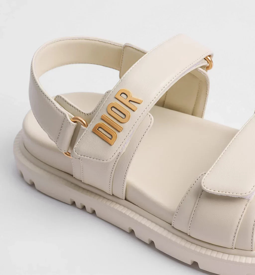 DIOR DIORACT SANDAL WHITE