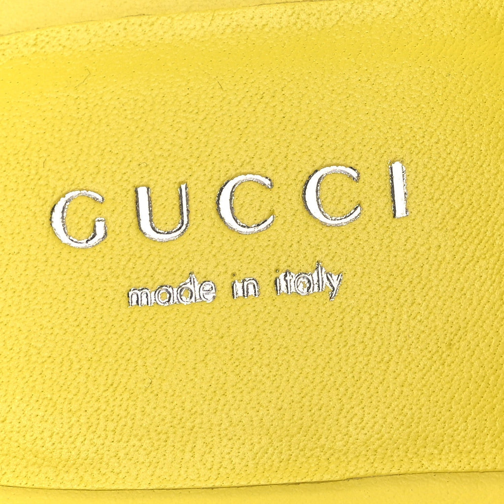 NAPPA CHARLOTTE DOUBLE G MARMONT THONG SANDALS ACID LIME