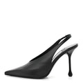 CALFSKIN ISA 95 SLINGBACK PUMPS BLACK