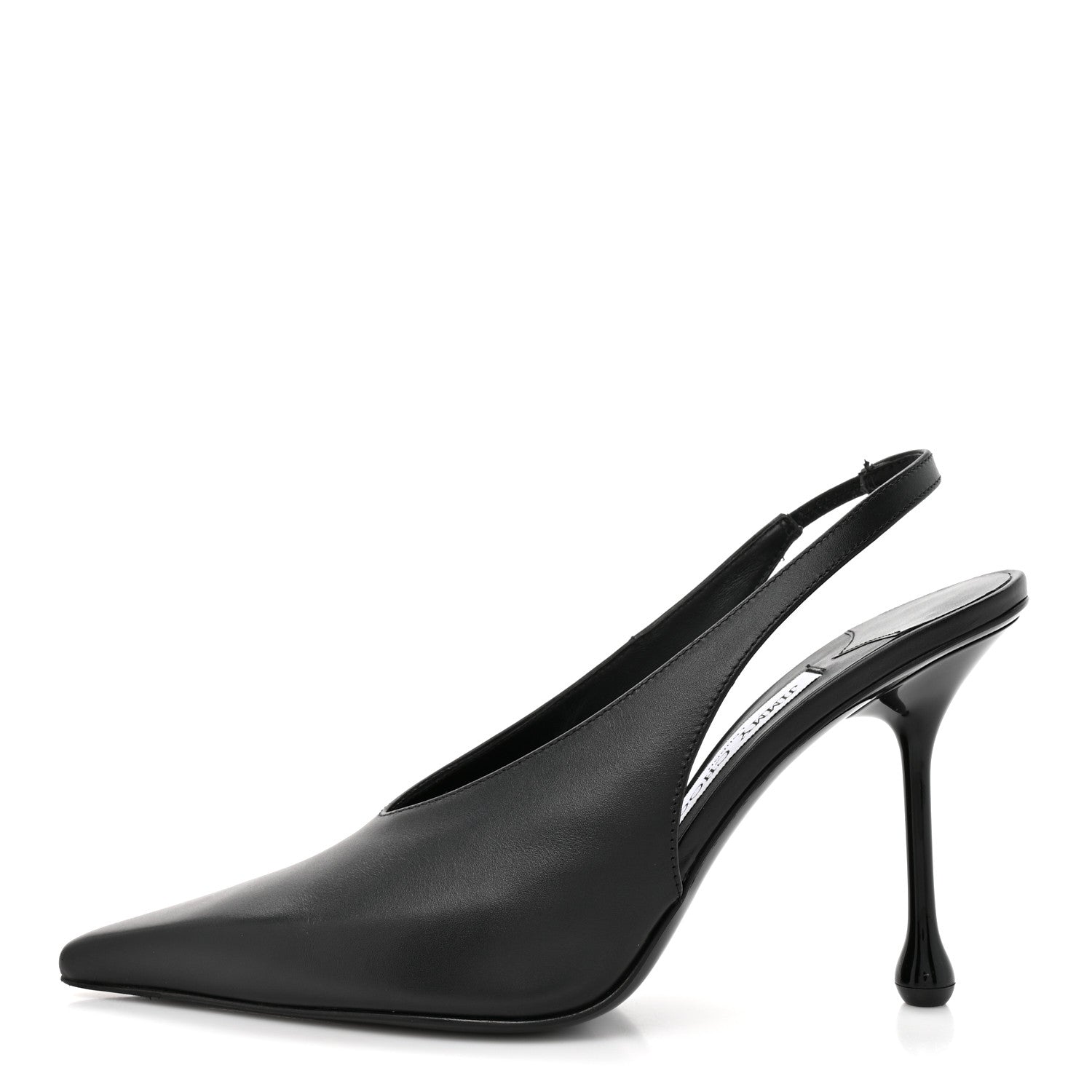 CALFSKIN ISA 95 SLINGBACK PUMPS BLACK