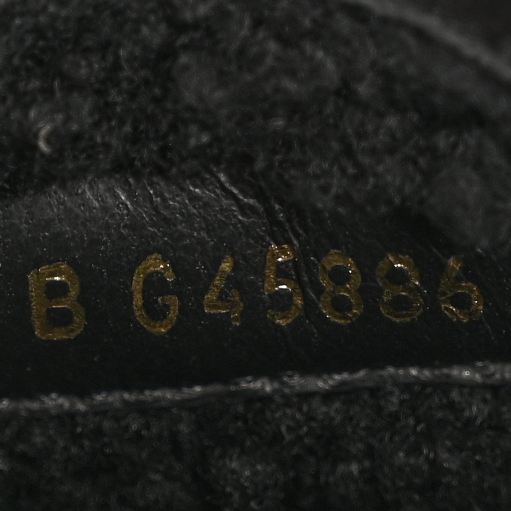 SUEDE CALFSKIN CC LOAFERS BLACK