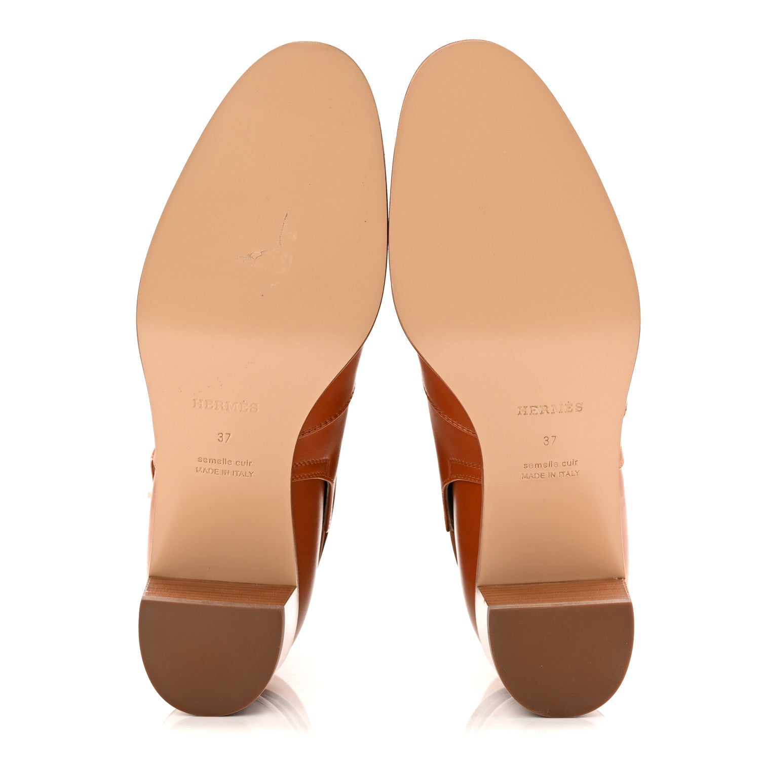 CALFSKIN FRENCHIE 50 ANKLE BOOTS NATUREL