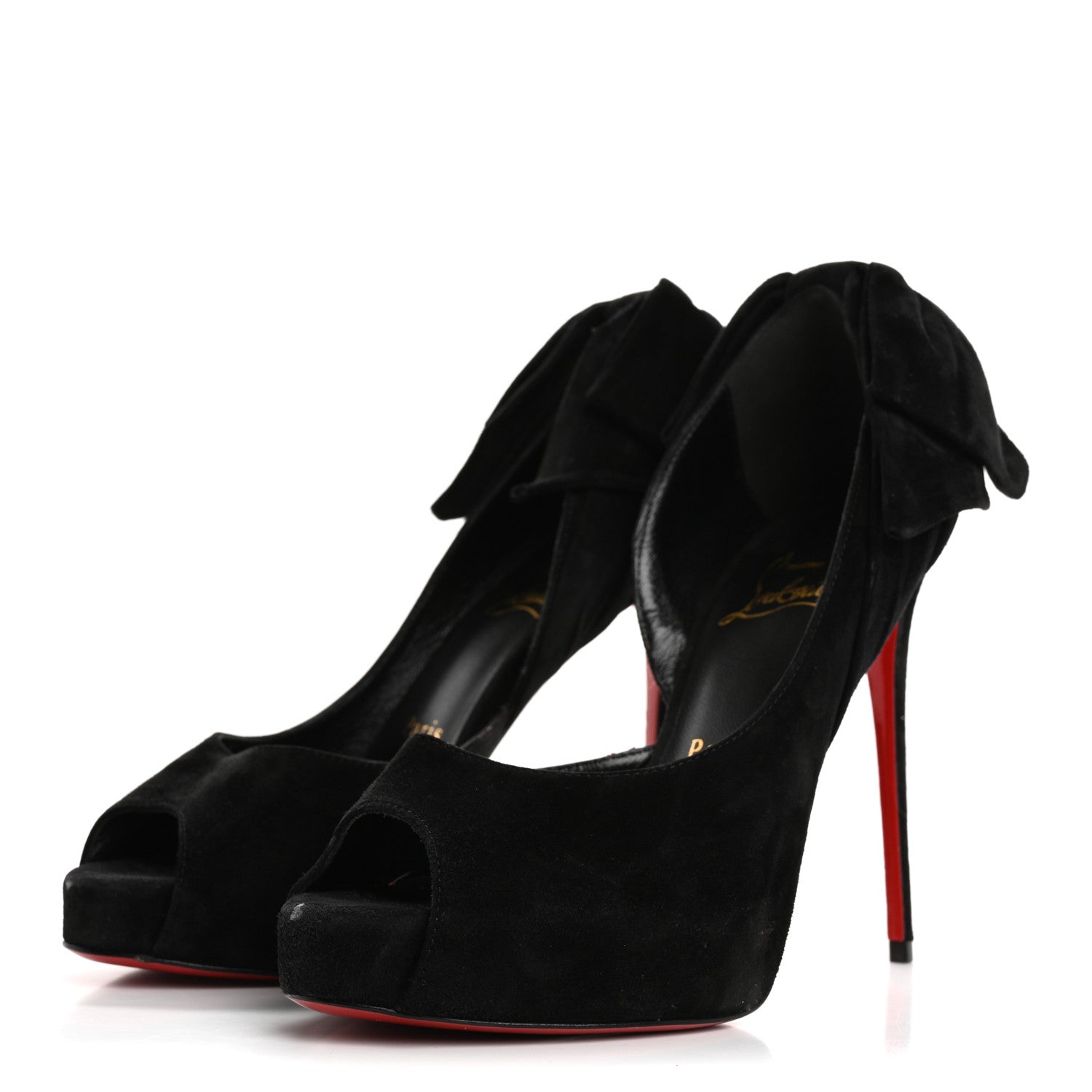 SUEDE RABAKATE 100 PUMPS BLACK