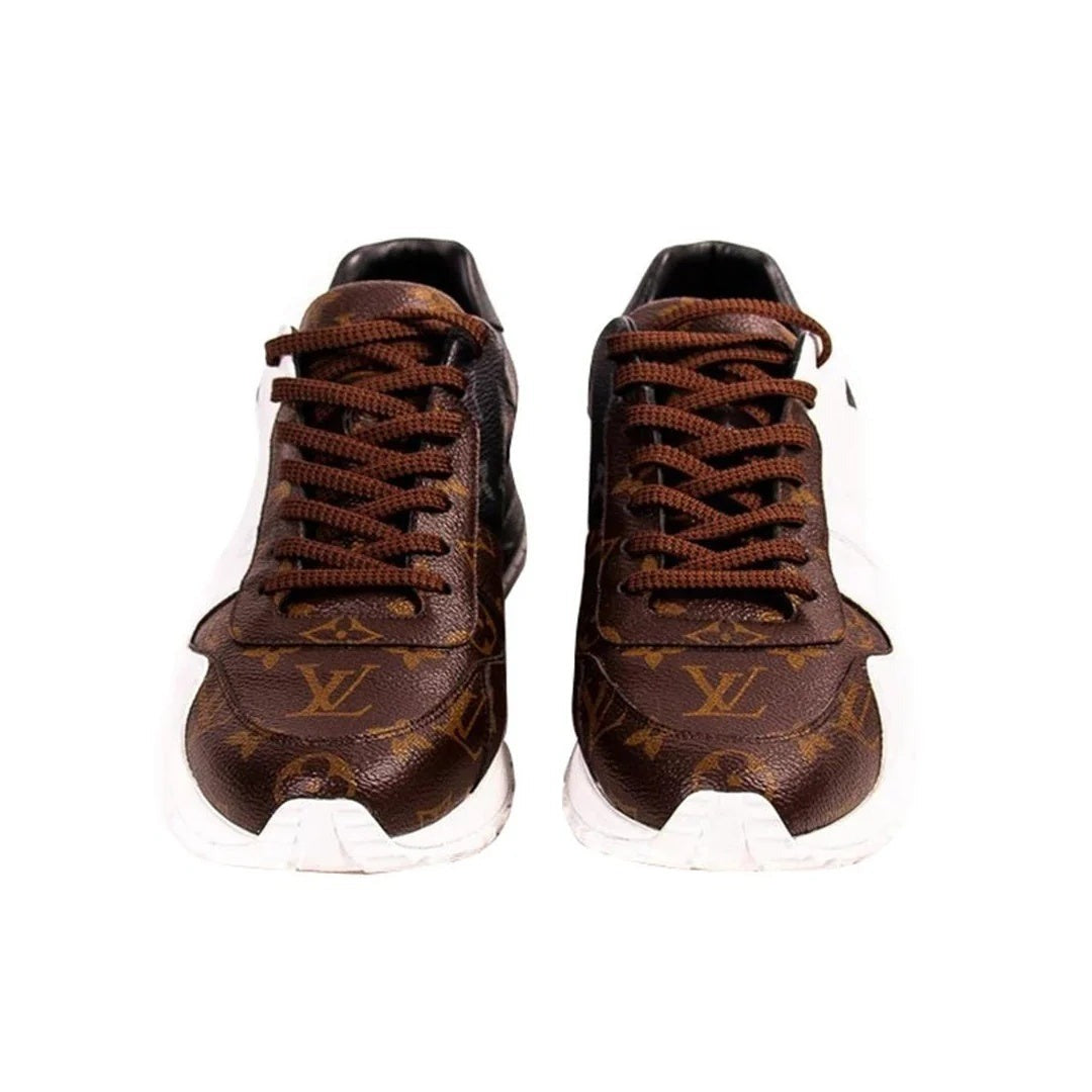 Louis Vuitton Denim Monogram Run Away Sneaker - Brown Monogram