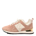 Louis Vuitton Mix Materials Suede Calfskin Run 55 Sneakers - Pink Suede