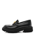 CALFSKIN VLOGO LOAFERS BLACK