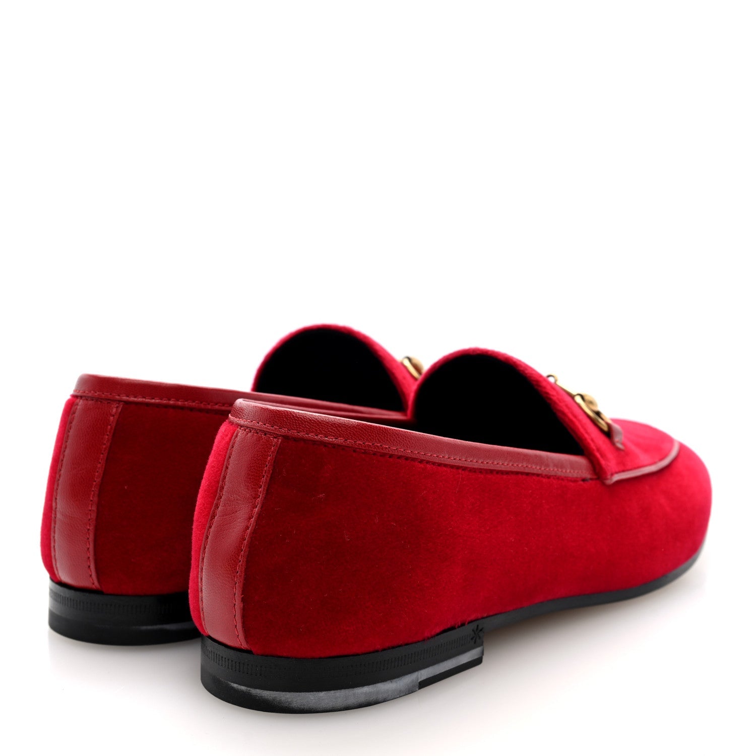VELVET HORSEBIT WOMENS JORDAAN LOAFERS HIBISCUS RED