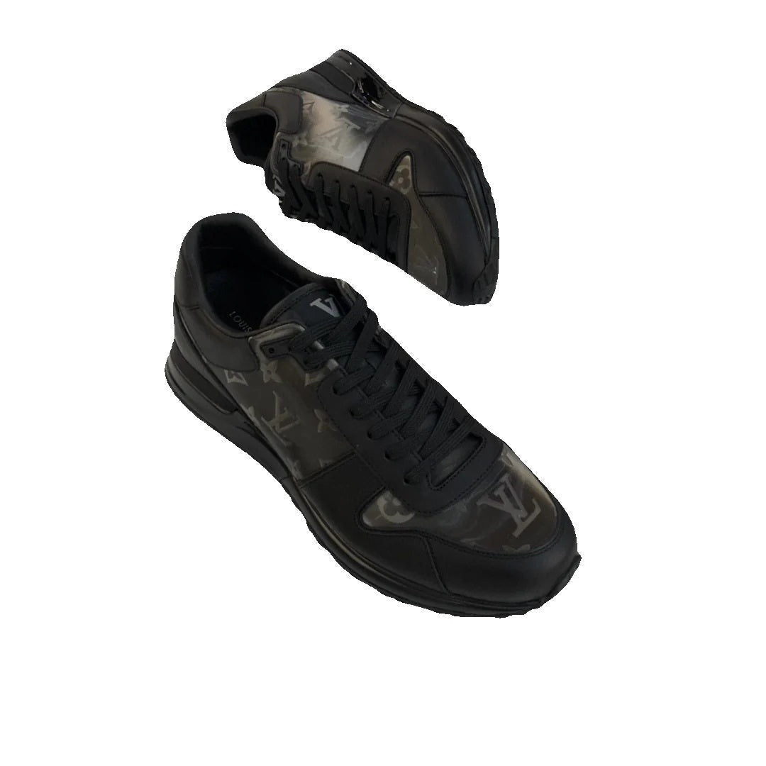 Louis Vuitton Denim Monogram Run Away Sneaker - Black