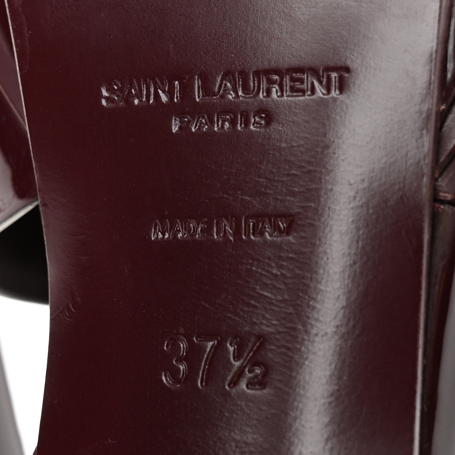 PATENT TRIBUTE 105 PLATFORM SANDALS BAROLO
