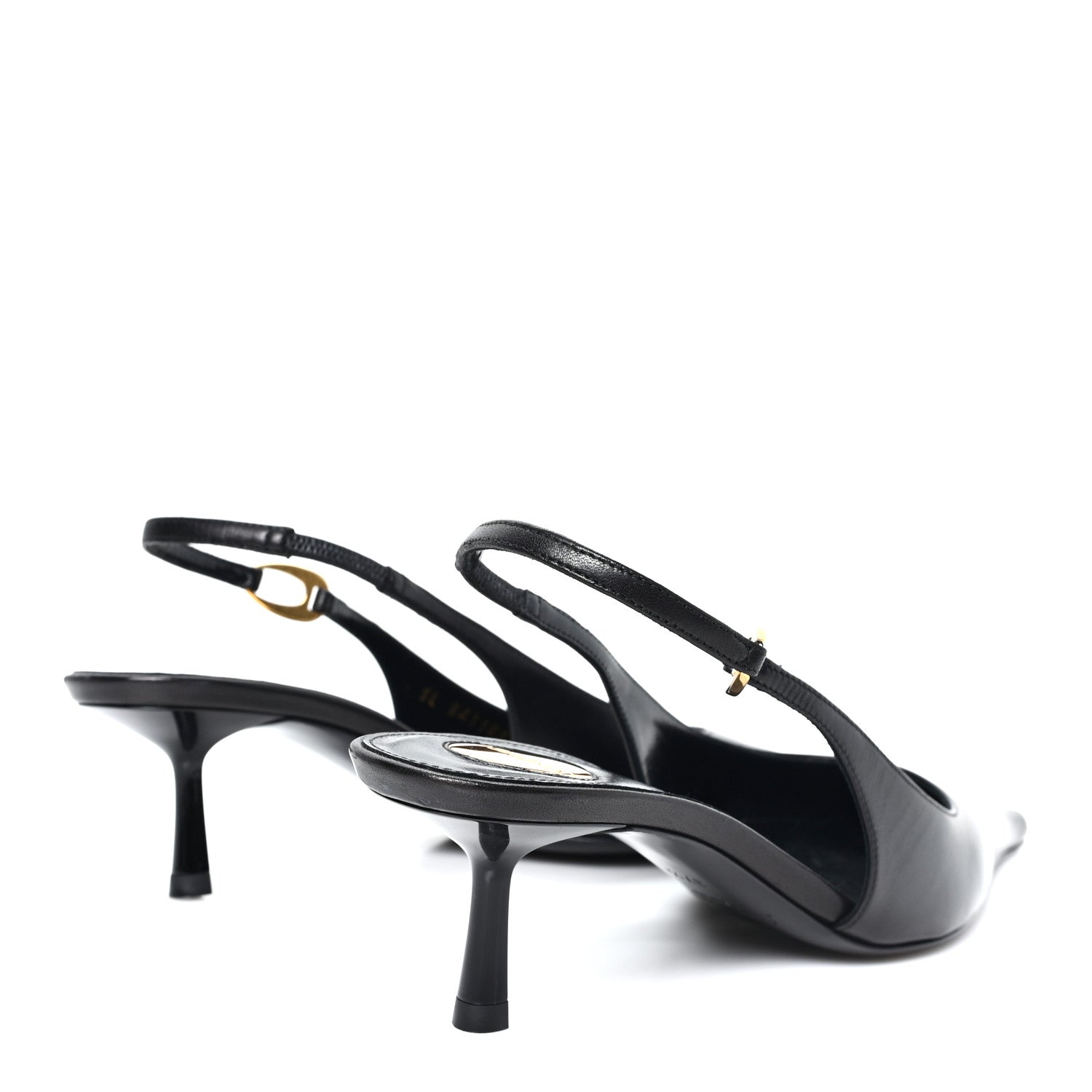 NAPPA GIANNUTRI VENDOME SLINGBACK 50MM PUMPS BLACK