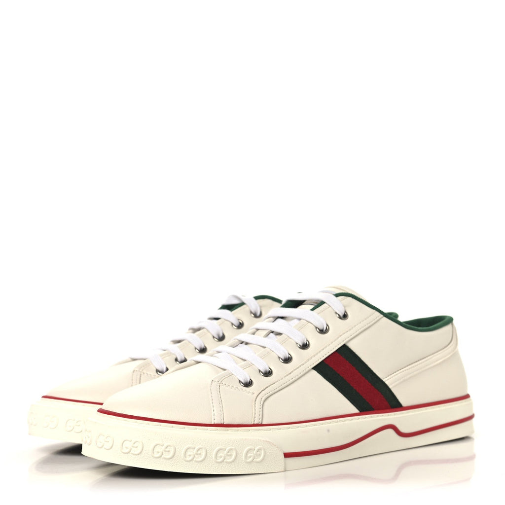 JACQUARD MINI GG MONOGRAM WEB MENS 1977 TENNIS SNEAKERS WHITE