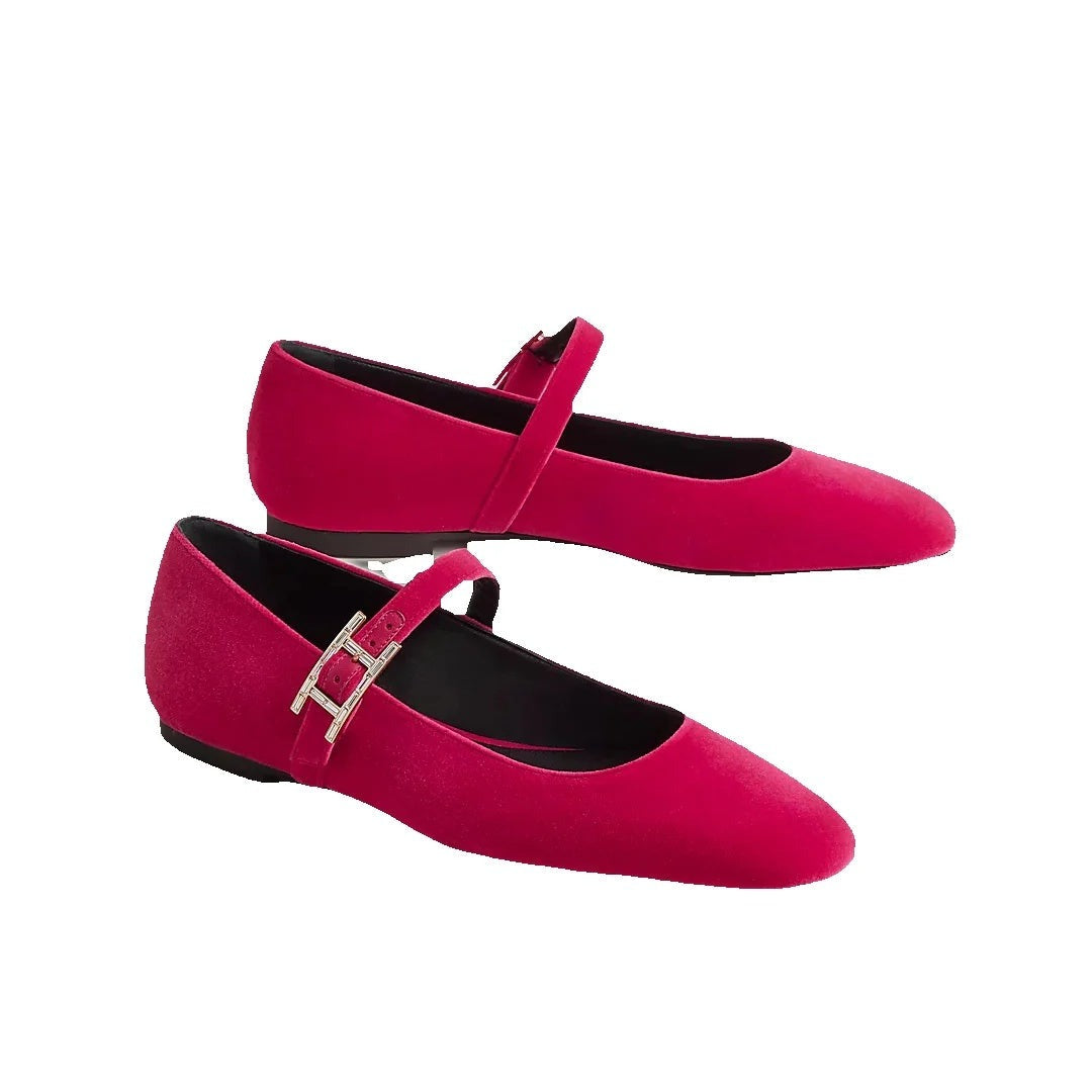 Hermès Jane Ballet Flat - Hot Pink/Fuchsia
