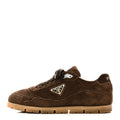 SCAMOSCIATO SUEDE TRIANGLE MENS TRAIL SNEAKERS MORO