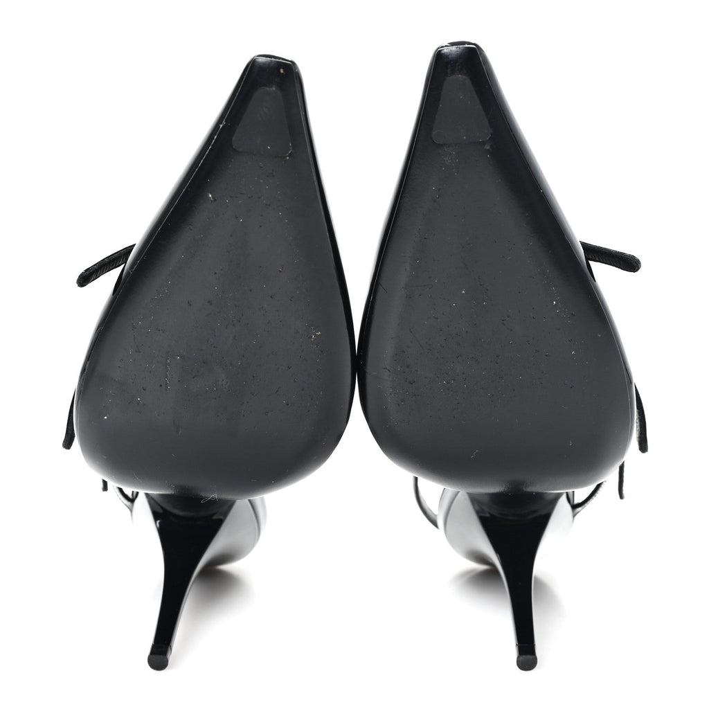 VERNICE BUCKLE SLINGBACK PUMPS BLACK