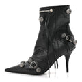 AGNEAU ARENA CAGOLE 90MM ANKLE BOOTS BLACK