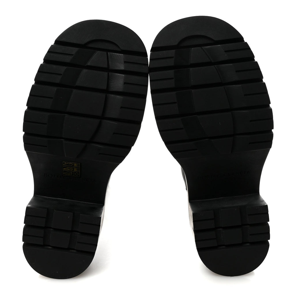 CALFSKIN THE LUG CHELSEA /70MM TALL BOOTS BLACK