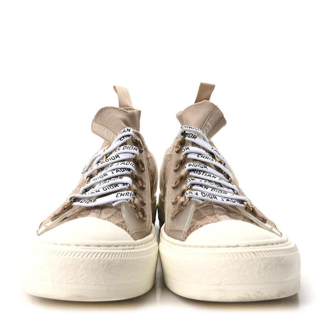 TECHNICAL CANNAGE WOMENS WALK'N DIOR HIGH TOP SNEAKERS NUDE