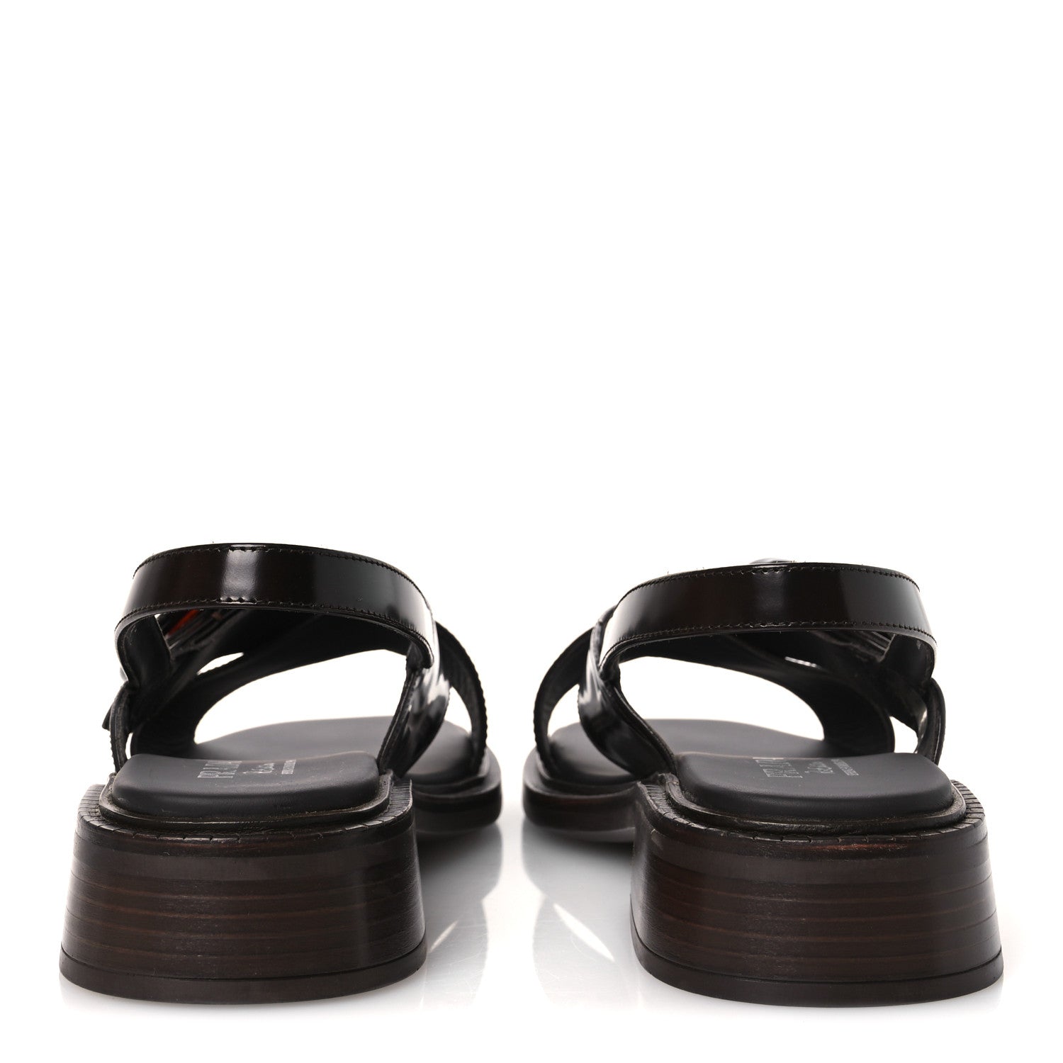 SPAZZOLATO FUME RE-EDITION 1996 BUCKLE SANDALS BRUCIATO