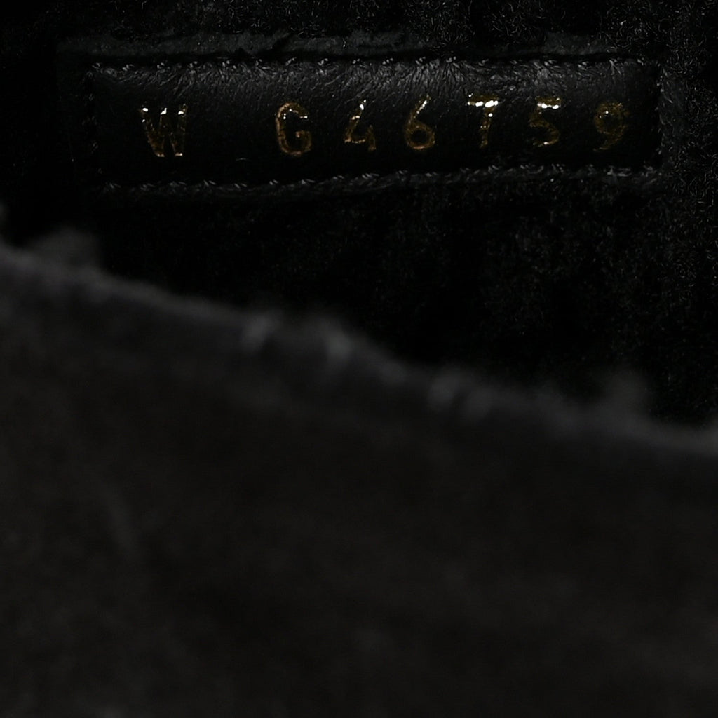 SUEDE CAP TOE CC MARY JANE FLATS BLACK