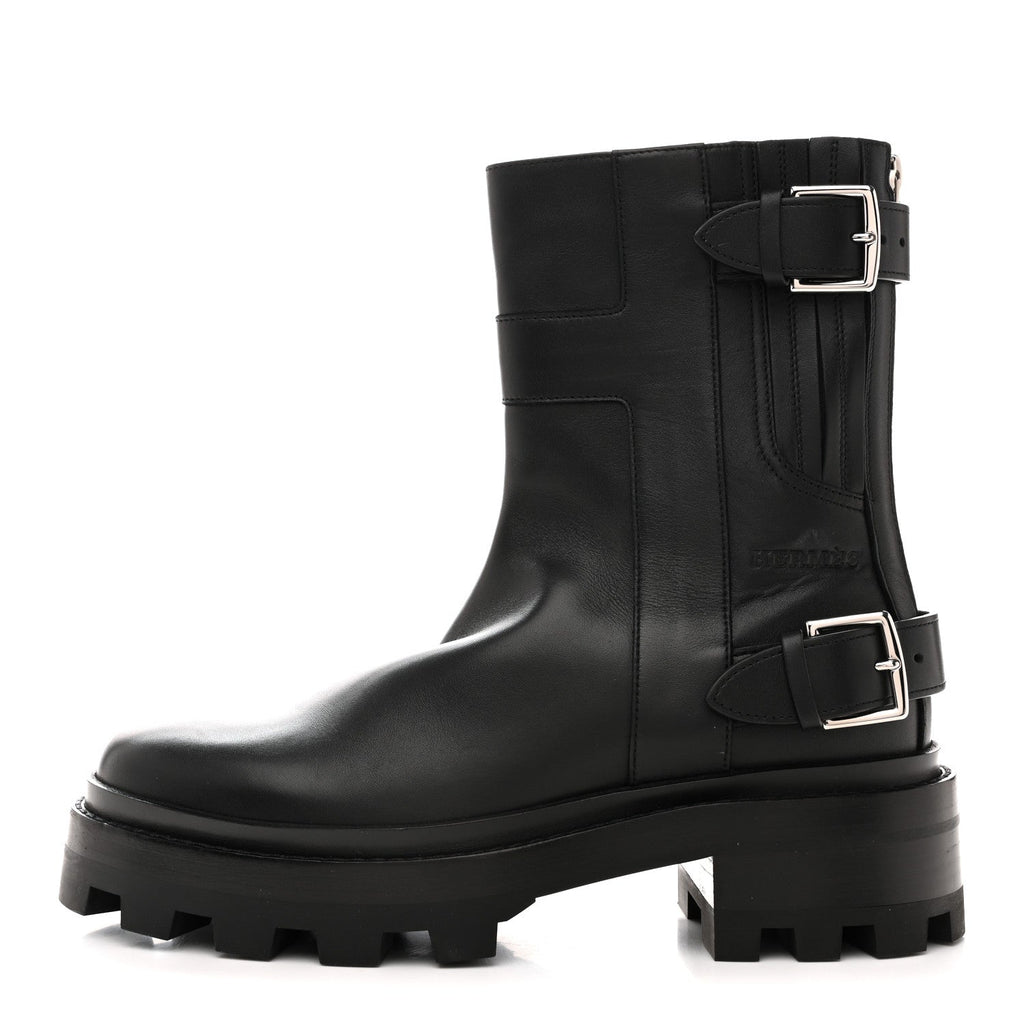 CALFSKIN JAIME ANKLE BOOTS BLACK