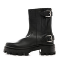 CALFSKIN JAIME ANKLE BOOTS BLACK