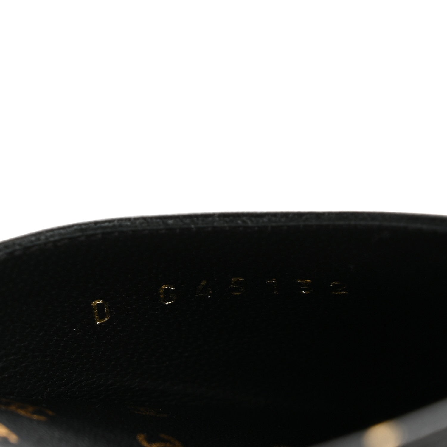 PRINTED LAMBSKIN PATENT CALFSKIN CAP TOE CC SLINGBACKS BLACK GOLD