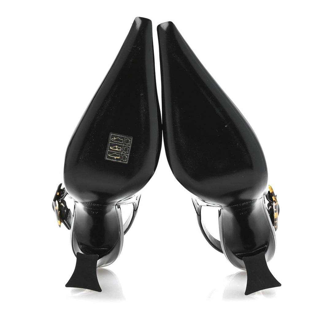 VERNICE GRUPY DUNE 110 SLINGBACK PUMPS BLACK