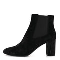 SUEDE LOULOU PIN BOOTIES BLACK