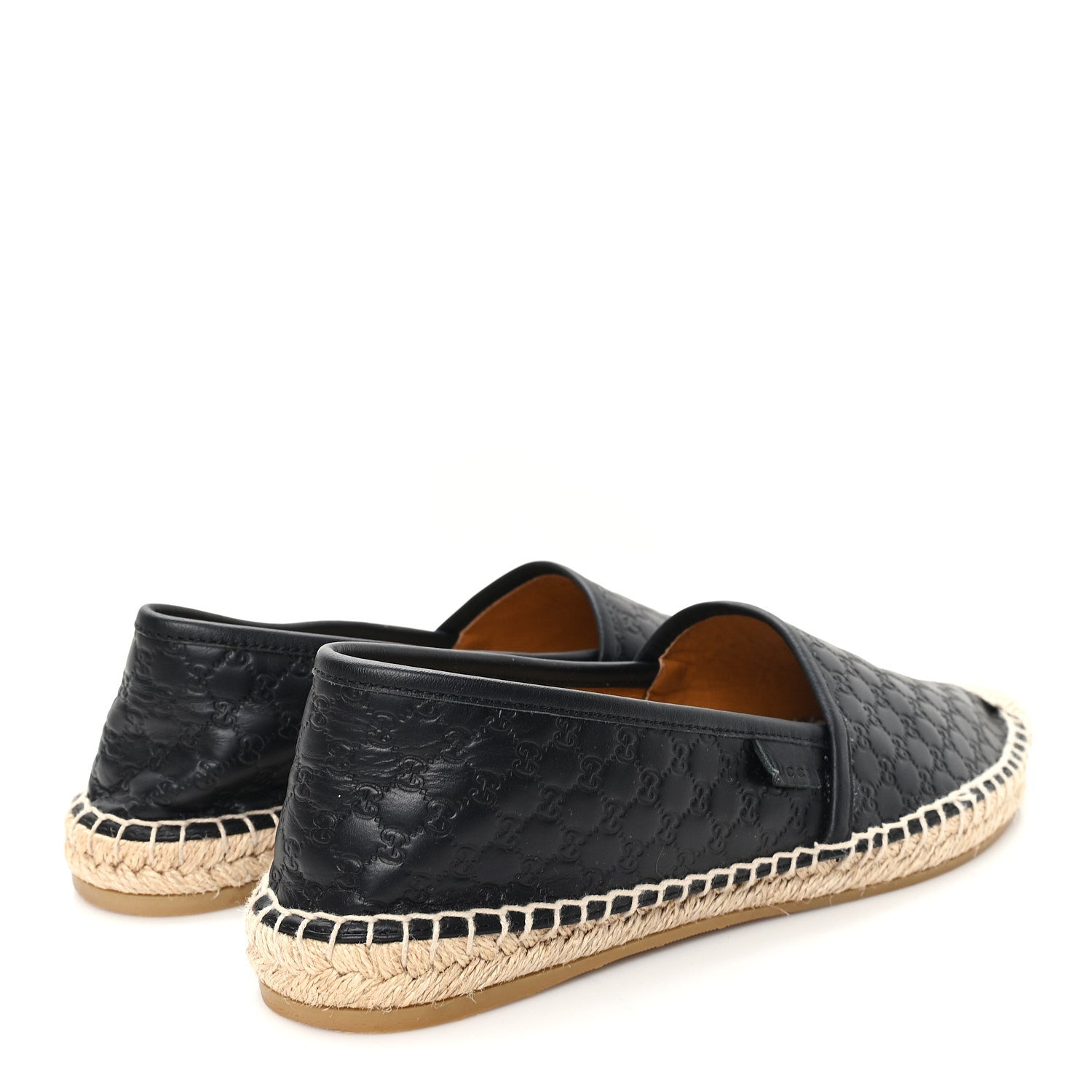 MICROGUCCISSIMA SIGNATURE ESPADRILLES BLACK