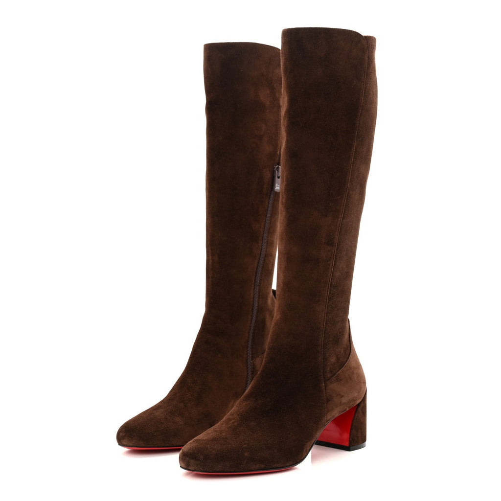 SUEDE CALFSKIN JANE KNEE HIGH 55 BOOTS COSME