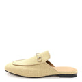 GG MONOGRAM CANVAS WOMENS PRINCETOWN SLIPPERS EGYPT SALT