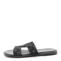 MONOGRAM DENIM MENS LV OASIS MULES BLACK