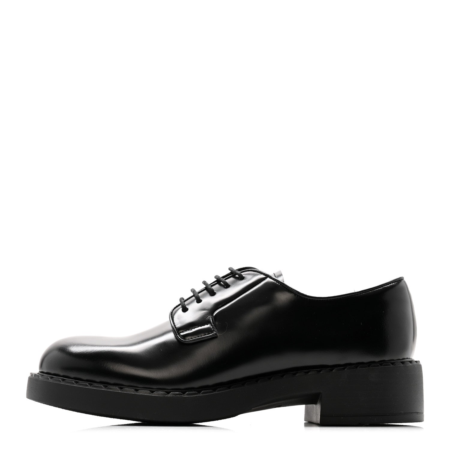 SPAZZOLATO CALZATURE DONNA 50MM DERBY LOAFERS BLACK