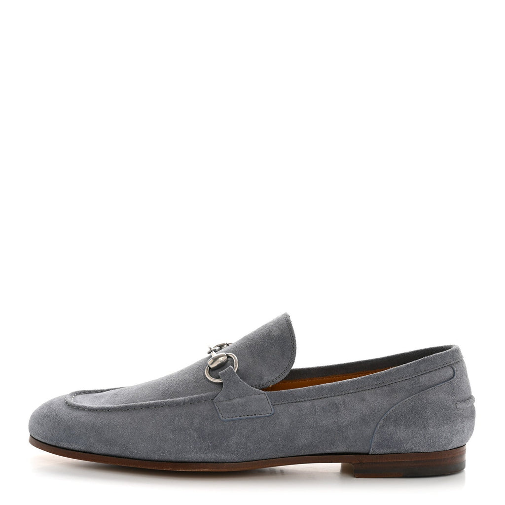 SUEDE HORSEBIT MENS JORDAAN LOAFERS FOGGY GREY