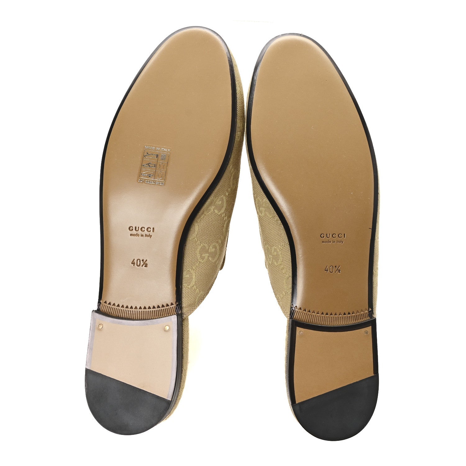 GG MONOGRAM CANVAS WOMENS PRINCETOWN SLIPPERS EGYPT SALT