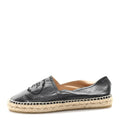 NAPPA EMBROIDERED LOGO 20MM ESPADRILLES BLACK
