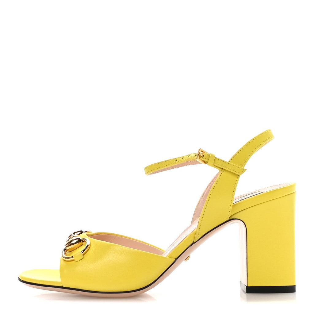 MALAGA KID HORSEBIT LADY 75MM SANDALS ACID LIME
