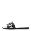 RUBBER ALOHA SANDALS BLACK