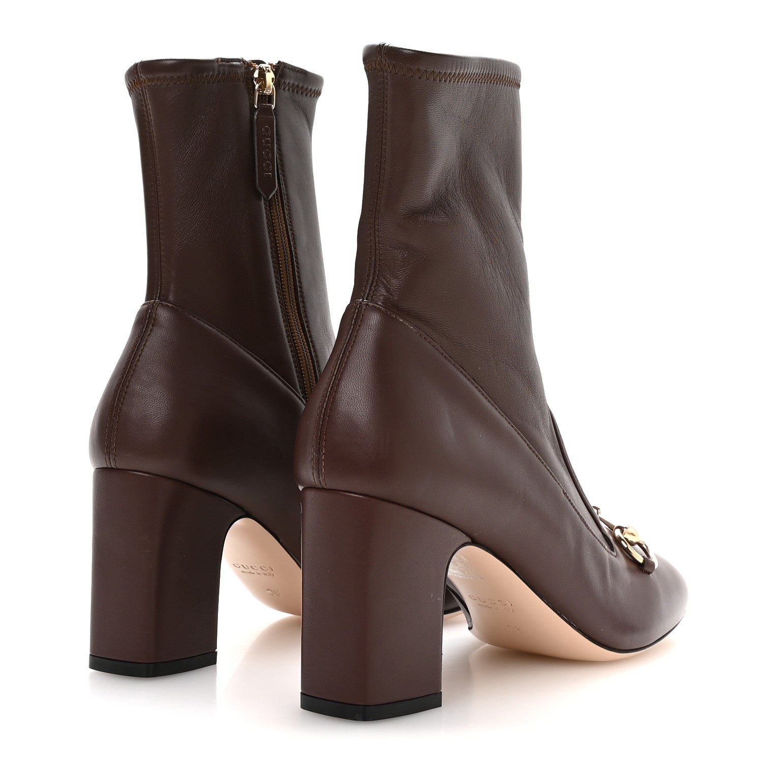 NAPPA HORSEBIT ANKLE BOOTS NEW CHOCOLATE