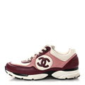 CALFSKIN CC SNEAKERS LIGHT BURGUNDY WHITE PINK