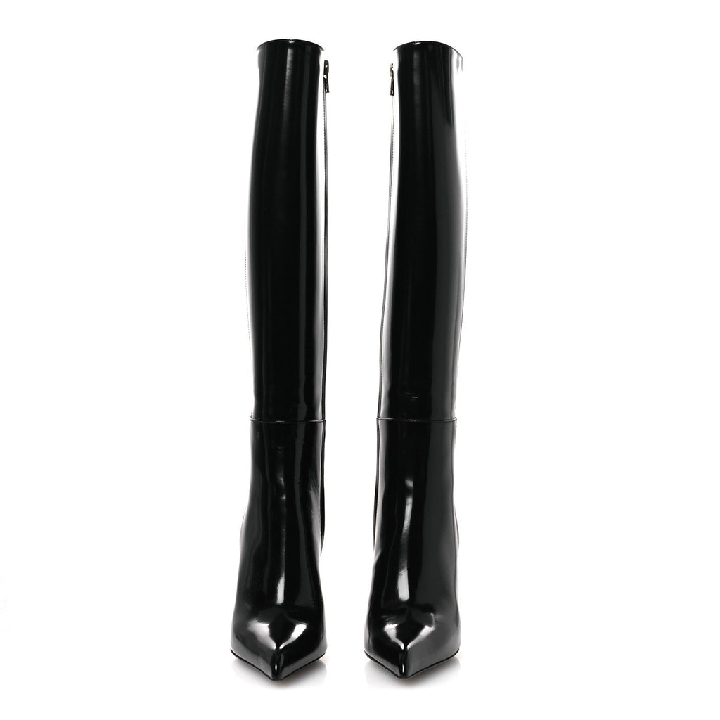 VITELLO MARILYN RAVEN 110 BUBA KNEE HIGH BOOTS BLACK