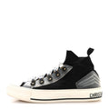 TECHNICAL KNIT CANNAGE WOMENS WALK'N'DIOR HIGH TOP SNEAKERS BLACK