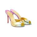 Christian Louboutin Me Dolly Patent Leather Mules 100 - Rainbow/Multicolor