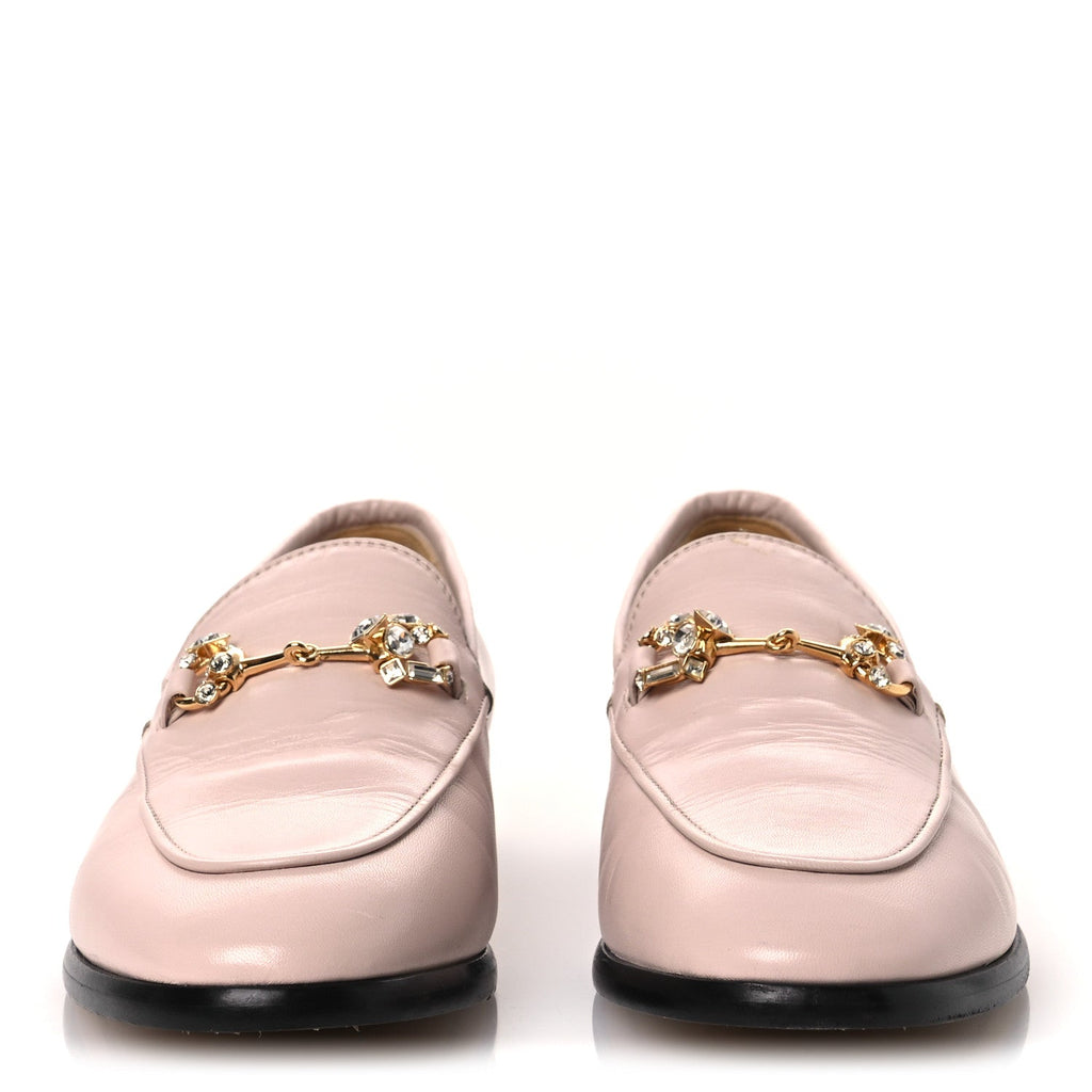 MALAGA KID CRYSTAL HORSEBIT WOMENS JORDAAN LOAFERS PINK HIBISCUS