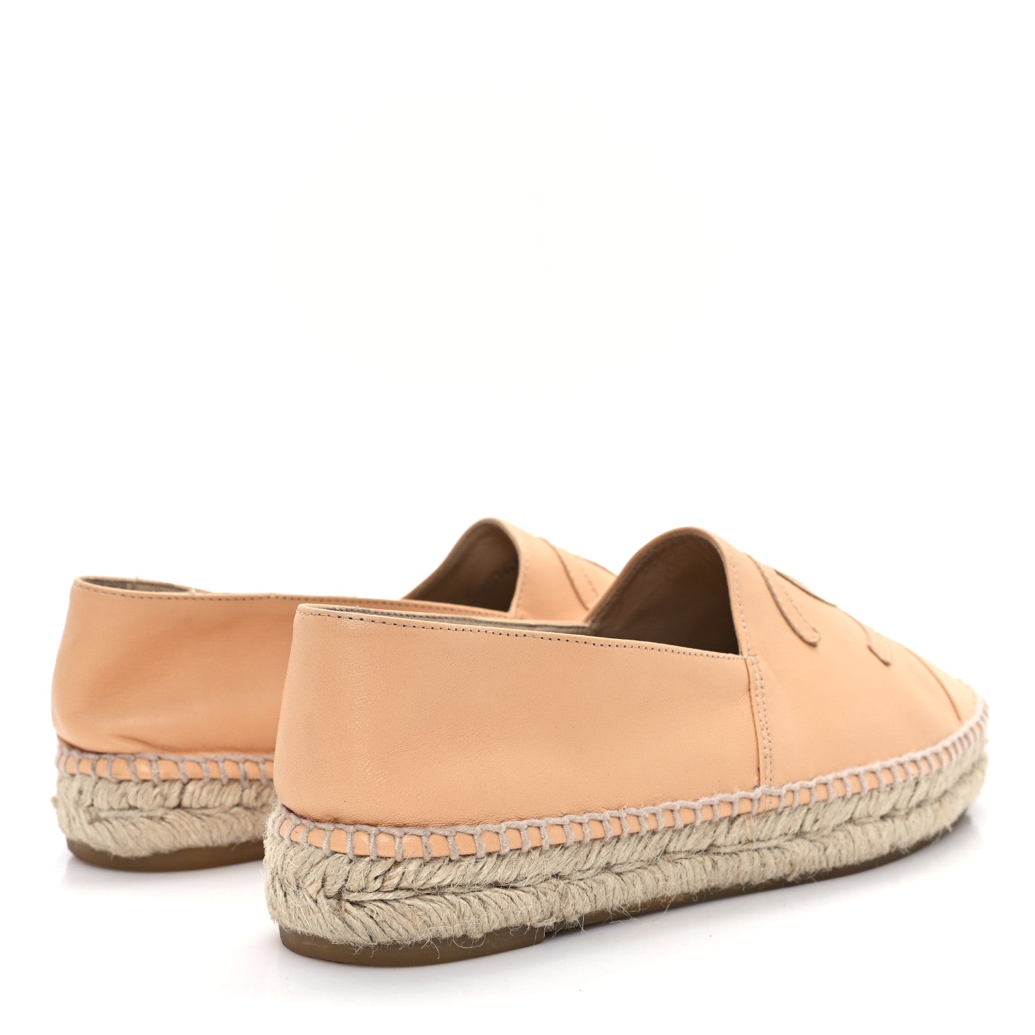LAMBSKIN CC ESPADRILLES NUDE