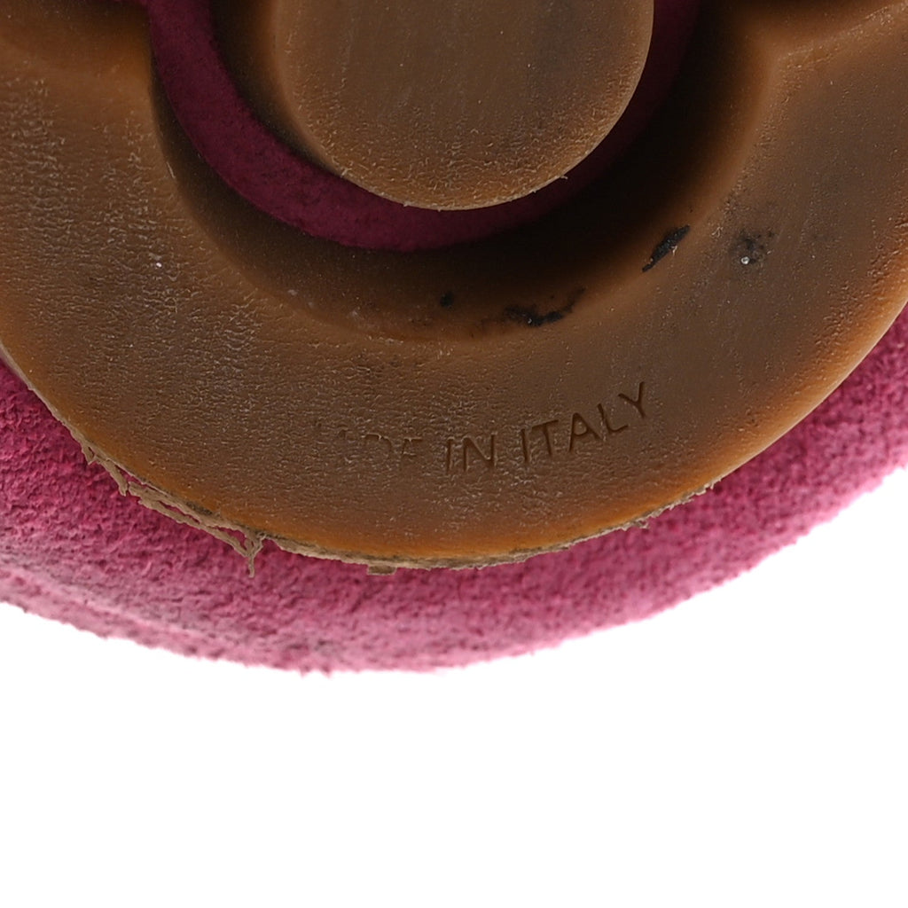 SUEDE CALFSKIN LV SNEAKERINA SNEAKERS FUCHSIA PINK
