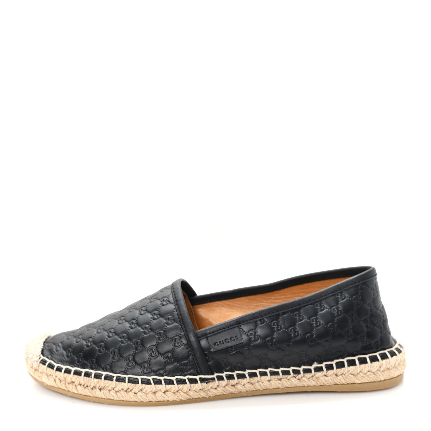 MICROGUCCISSIMA SIGNATURE ESPADRILLES BLACK